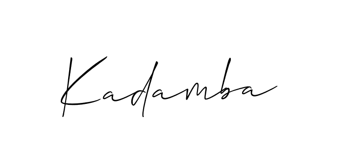 Similarly Allison_Script is the best handwritten signature design. Signature creator online .You can use it as an online autograph creator for name Kadamba. Kadamba signature style 2 images and pictures png