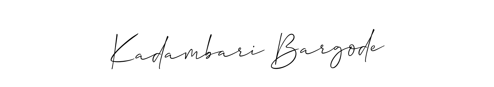 See photos of Kadambari Bargode official signature by Spectra . Check more albums & portfolios. Read reviews & check more about Allison_Script font. Kadambari Bargode signature style 2 images and pictures png