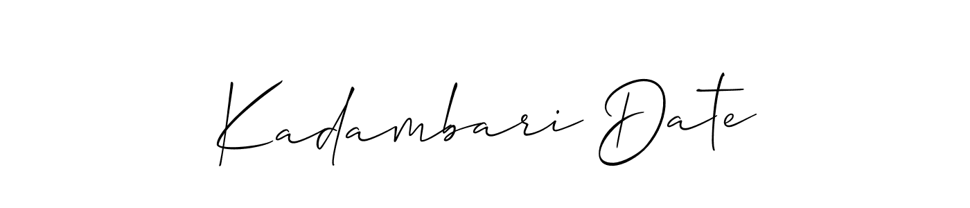 Check out images of Autograph of Kadambari Date name. Actor Kadambari Date Signature Style. Allison_Script is a professional sign style online. Kadambari Date signature style 2 images and pictures png