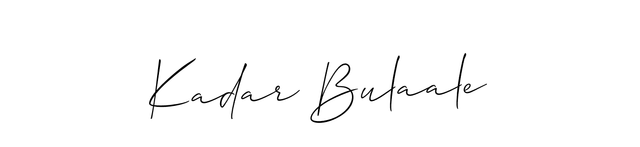 Once you've used our free online signature maker to create your best signature Allison_Script style, it's time to enjoy all of the benefits that Kadar Bulaale name signing documents. Kadar Bulaale signature style 2 images and pictures png