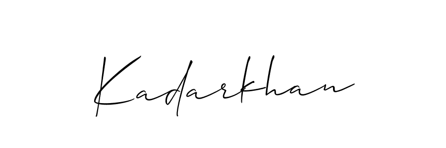 This is the best signature style for the Kadarkhan name. Also you like these signature font (Allison_Script). Mix name signature. Kadarkhan signature style 2 images and pictures png