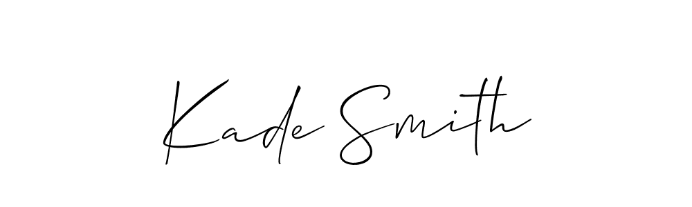 Make a beautiful signature design for name Kade Smith. Use this online signature maker to create a handwritten signature for free. Kade Smith signature style 2 images and pictures png