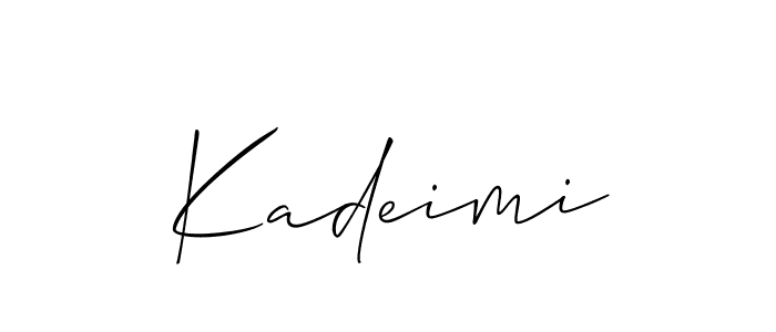 Make a beautiful signature design for name Kadeimi. Use this online signature maker to create a handwritten signature for free. Kadeimi signature style 2 images and pictures png