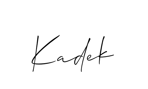 Best and Professional Signature Style for Kadek. Allison_Script Best Signature Style Collection. Kadek signature style 2 images and pictures png