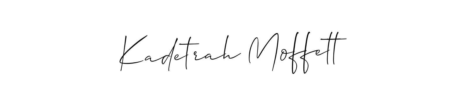 You can use this online signature creator to create a handwritten signature for the name Kadetrah Moffett. This is the best online autograph maker. Kadetrah Moffett signature style 2 images and pictures png