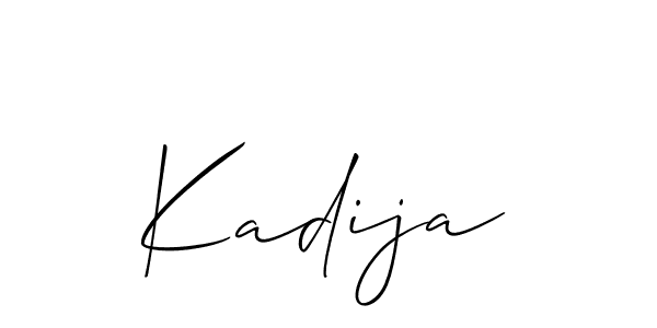 This is the best signature style for the Kadija name. Also you like these signature font (Allison_Script). Mix name signature. Kadija signature style 2 images and pictures png