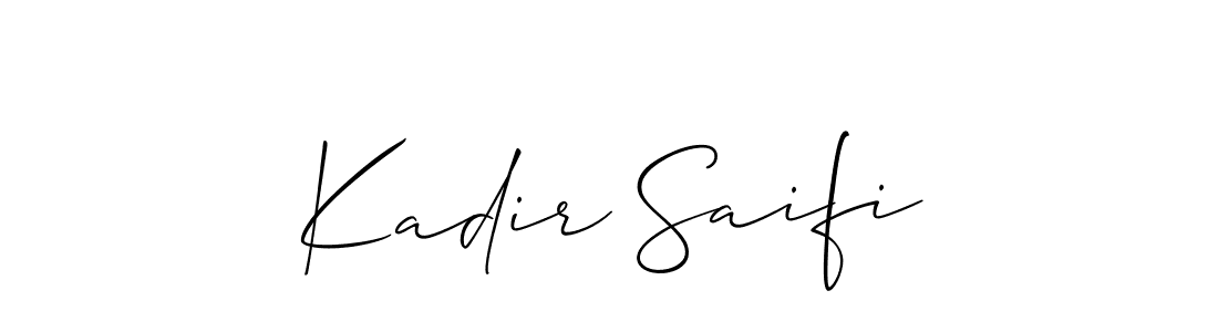 Here are the top 10 professional signature styles for the name Kadir Saifi. These are the best autograph styles you can use for your name. Kadir Saifi signature style 2 images and pictures png