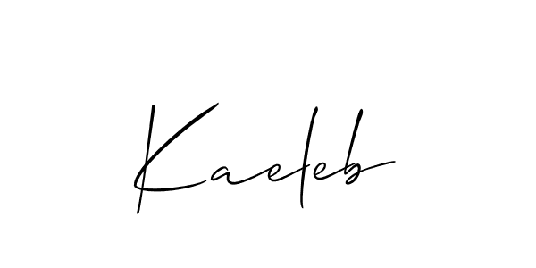 How to Draw Kaeleb signature style? Allison_Script is a latest design signature styles for name Kaeleb. Kaeleb signature style 2 images and pictures png