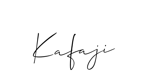 Kafaji stylish signature style. Best Handwritten Sign (Allison_Script) for my name. Handwritten Signature Collection Ideas for my name Kafaji. Kafaji signature style 2 images and pictures png