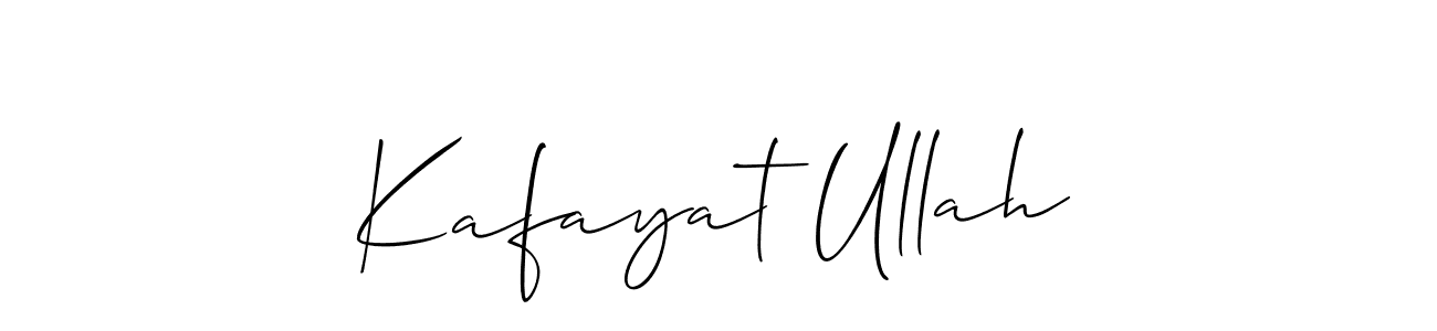 Check out images of Autograph of Kafayat Ullah name. Actor Kafayat Ullah Signature Style. Allison_Script is a professional sign style online. Kafayat Ullah signature style 2 images and pictures png