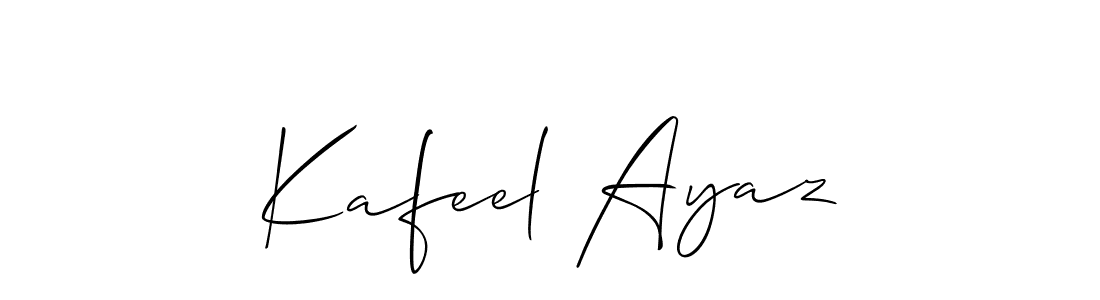 Make a short Kafeel Ayaz signature style. Manage your documents anywhere anytime using Allison_Script. Create and add eSignatures, submit forms, share and send files easily. Kafeel Ayaz signature style 2 images and pictures png