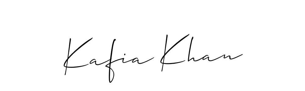 Similarly Allison_Script is the best handwritten signature design. Signature creator online .You can use it as an online autograph creator for name Kafia Khan. Kafia Khan signature style 2 images and pictures png