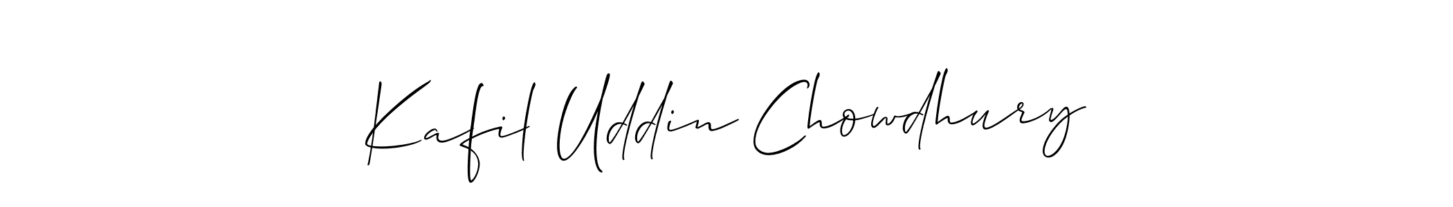 This is the best signature style for the Kafil Uddin Chowdhury name. Also you like these signature font (Allison_Script). Mix name signature. Kafil Uddin Chowdhury signature style 2 images and pictures png