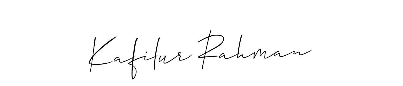 It looks lik you need a new signature style for name Kafilur Rahman. Design unique handwritten (Allison_Script) signature with our free signature maker in just a few clicks. Kafilur Rahman signature style 2 images and pictures png