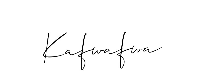 Make a short Kafwafwa signature style. Manage your documents anywhere anytime using Allison_Script. Create and add eSignatures, submit forms, share and send files easily. Kafwafwa signature style 2 images and pictures png