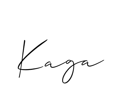 It looks lik you need a new signature style for name Kaga. Design unique handwritten (Allison_Script) signature with our free signature maker in just a few clicks. Kaga signature style 2 images and pictures png