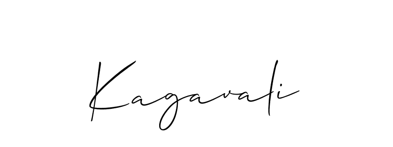 Kagavali stylish signature style. Best Handwritten Sign (Allison_Script) for my name. Handwritten Signature Collection Ideas for my name Kagavali. Kagavali signature style 2 images and pictures png