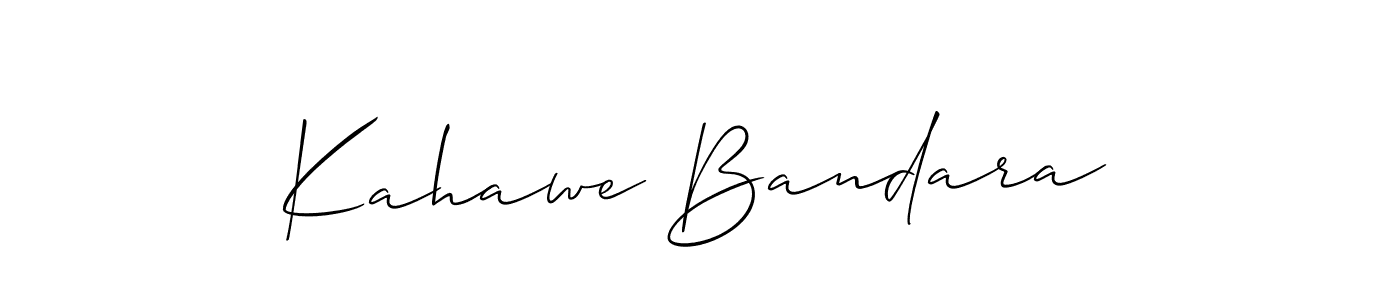 You can use this online signature creator to create a handwritten signature for the name Kahawe Bandara. This is the best online autograph maker. Kahawe Bandara signature style 2 images and pictures png
