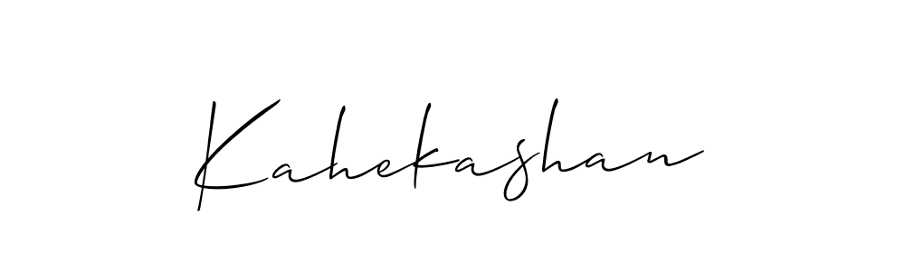 Best and Professional Signature Style for Kahekashan. Allison_Script Best Signature Style Collection. Kahekashan signature style 2 images and pictures png