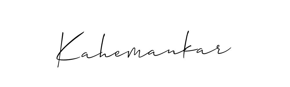 Make a beautiful signature design for name Kahemankar. Use this online signature maker to create a handwritten signature for free. Kahemankar signature style 2 images and pictures png