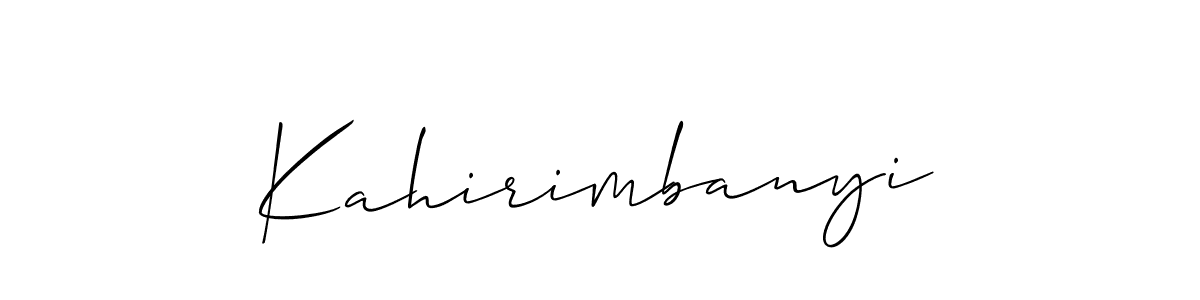 This is the best signature style for the Kahirimbanyi name. Also you like these signature font (Allison_Script). Mix name signature. Kahirimbanyi signature style 2 images and pictures png