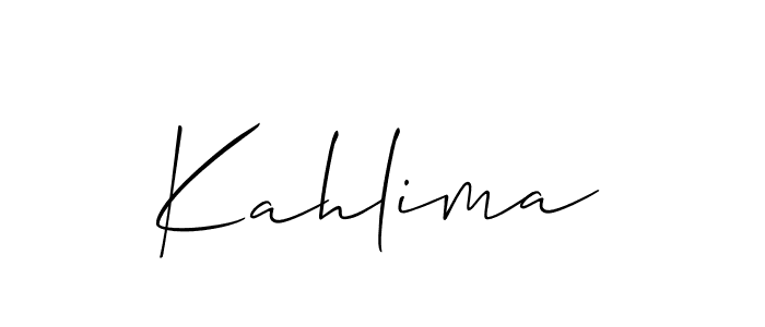 Here are the top 10 professional signature styles for the name Kahlima. These are the best autograph styles you can use for your name. Kahlima signature style 2 images and pictures png