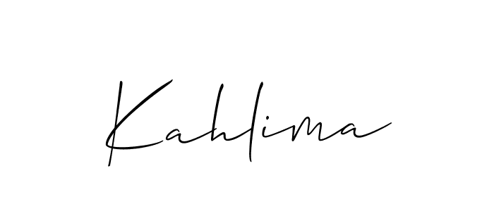 Here are the top 10 professional signature styles for the name Kahlima. These are the best autograph styles you can use for your name. Kahlima signature style 2 images and pictures png