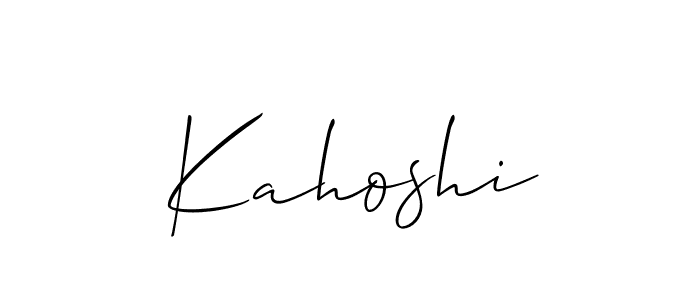 Here are the top 10 professional signature styles for the name Kahoshi. These are the best autograph styles you can use for your name. Kahoshi signature style 2 images and pictures png