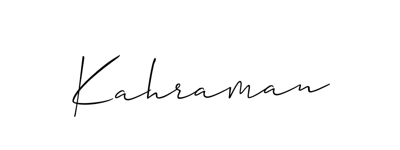 Check out images of Autograph of Kahraman name. Actor Kahraman Signature Style. Allison_Script is a professional sign style online. Kahraman signature style 2 images and pictures png