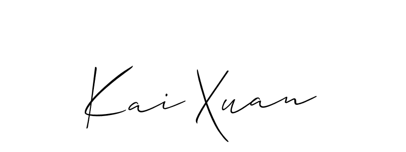 Check out images of Autograph of Kai Xuan name. Actor Kai Xuan Signature Style. Allison_Script is a professional sign style online. Kai Xuan signature style 2 images and pictures png