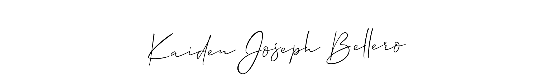 Make a beautiful signature design for name Kaiden Joseph Bellero. Use this online signature maker to create a handwritten signature for free. Kaiden Joseph Bellero signature style 2 images and pictures png