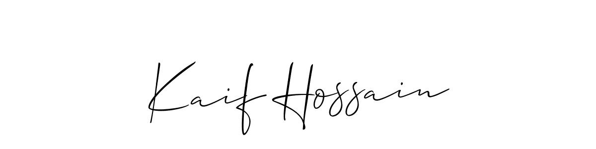 How to Draw Kaif Hossain signature style? Allison_Script is a latest design signature styles for name Kaif Hossain. Kaif Hossain signature style 2 images and pictures png