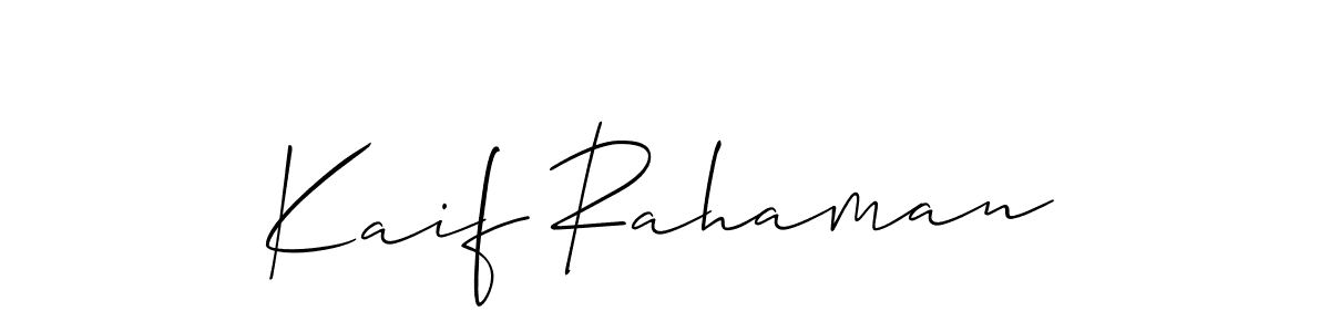 Here are the top 10 professional signature styles for the name Kaif Rahaman. These are the best autograph styles you can use for your name. Kaif Rahaman signature style 2 images and pictures png