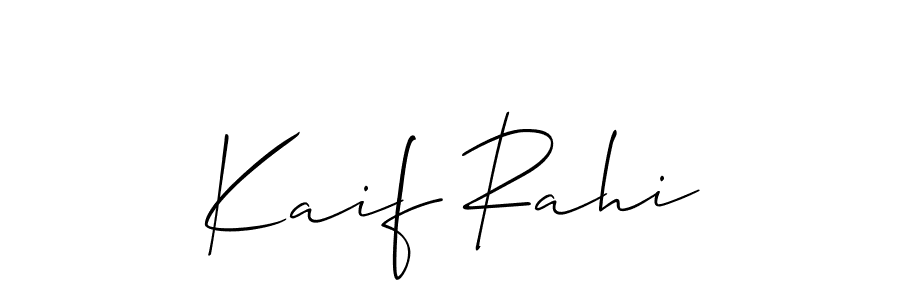 You can use this online signature creator to create a handwritten signature for the name Kaif Rahi. This is the best online autograph maker. Kaif Rahi signature style 2 images and pictures png