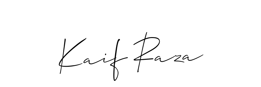Once you've used our free online signature maker to create your best signature Allison_Script style, it's time to enjoy all of the benefits that Kaif Raza name signing documents. Kaif Raza signature style 2 images and pictures png