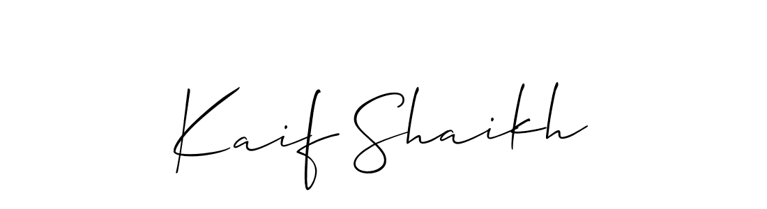 Once you've used our free online signature maker to create your best signature Allison_Script style, it's time to enjoy all of the benefits that Kaif Shaikh name signing documents. Kaif Shaikh signature style 2 images and pictures png