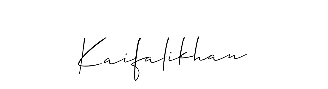 Once you've used our free online signature maker to create your best signature Allison_Script style, it's time to enjoy all of the benefits that Kaifalikhan name signing documents. Kaifalikhan signature style 2 images and pictures png