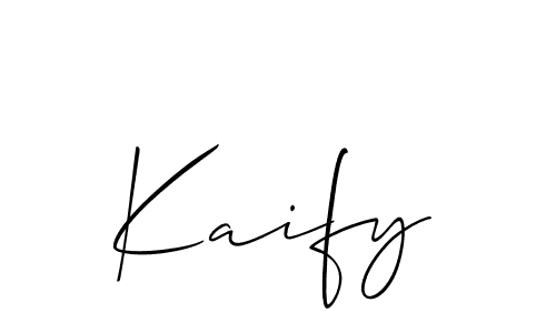 Make a beautiful signature design for name Kaify. Use this online signature maker to create a handwritten signature for free. Kaify signature style 2 images and pictures png