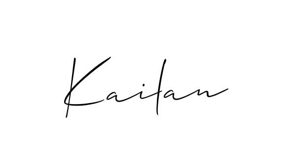 The best way (Allison_Script) to make a short signature is to pick only two or three words in your name. The name Kailan include a total of six letters. For converting this name. Kailan signature style 2 images and pictures png