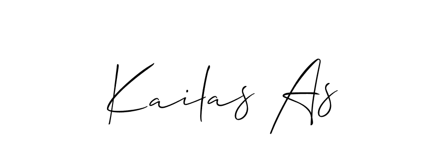 Here are the top 10 professional signature styles for the name Kailas As. These are the best autograph styles you can use for your name. Kailas As signature style 2 images and pictures png
