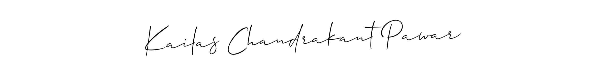 Kailas Chandrakant Pawar stylish signature style. Best Handwritten Sign (Allison_Script) for my name. Handwritten Signature Collection Ideas for my name Kailas Chandrakant Pawar. Kailas Chandrakant Pawar signature style 2 images and pictures png