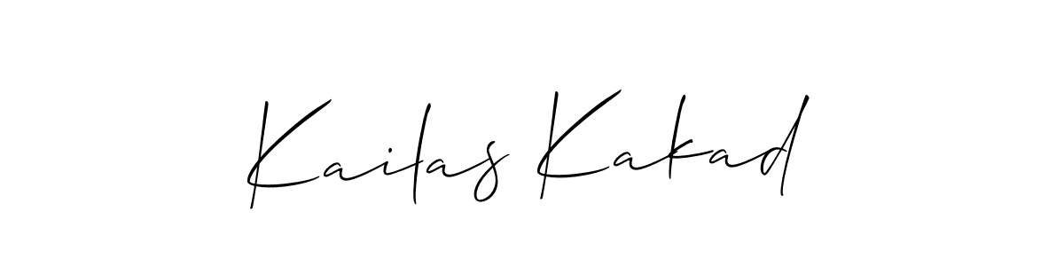 You can use this online signature creator to create a handwritten signature for the name Kailas Kakad. This is the best online autograph maker. Kailas Kakad signature style 2 images and pictures png