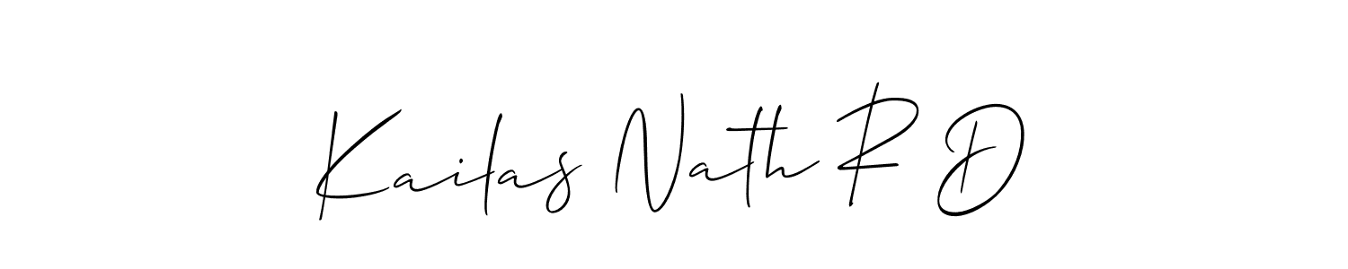 Make a beautiful signature design for name Kailas Nath R D. Use this online signature maker to create a handwritten signature for free. Kailas Nath R D signature style 2 images and pictures png