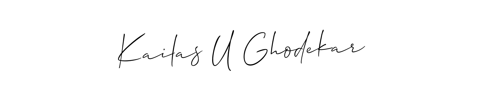 Once you've used our free online signature maker to create your best signature Allison_Script style, it's time to enjoy all of the benefits that Kailas U Ghodekar name signing documents. Kailas U Ghodekar signature style 2 images and pictures png