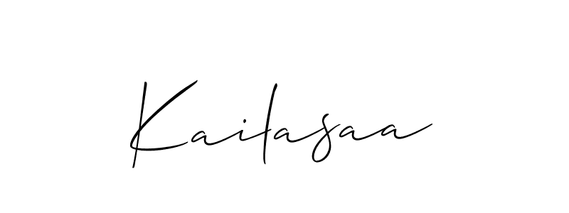 Best and Professional Signature Style for Kailasaa. Allison_Script Best Signature Style Collection. Kailasaa signature style 2 images and pictures png