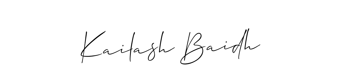 Once you've used our free online signature maker to create your best signature Allison_Script style, it's time to enjoy all of the benefits that Kailash Baidh name signing documents. Kailash Baidh signature style 2 images and pictures png