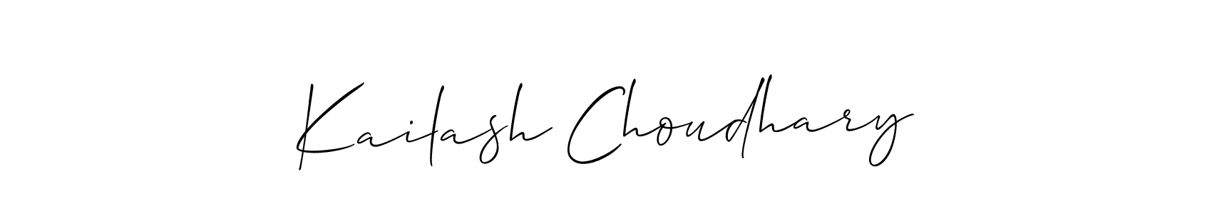 Best and Professional Signature Style for Kailash Choudhary. Allison_Script Best Signature Style Collection. Kailash Choudhary signature style 2 images and pictures png