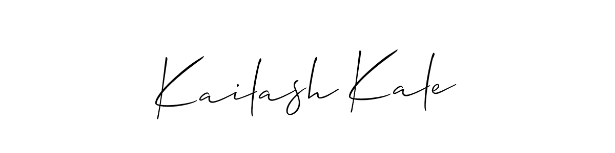 Best and Professional Signature Style for Kailash Kale. Allison_Script Best Signature Style Collection. Kailash Kale signature style 2 images and pictures png
