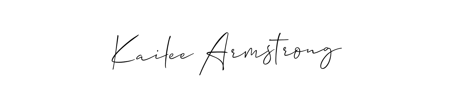 Also You can easily find your signature by using the search form. We will create Kailee Armstrong name handwritten signature images for you free of cost using Allison_Script sign style. Kailee Armstrong signature style 2 images and pictures png