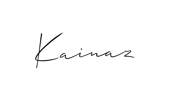 You should practise on your own different ways (Allison_Script) to write your name (Kainaz) in signature. don't let someone else do it for you. Kainaz signature style 2 images and pictures png